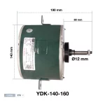 قیمت و خرید موتور فن کندانسور 30 هزار هایسنس و TCL | موتور فن یونیت بیرونی کولر گازی مدل YDK-140-160-6 | دکتر کول