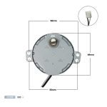 موتور بادگردان کولر ایستاده مدل TYJ50-8 – SM015 | موتور بادگردان کولر گازی ایستاده موتور بادگردان کولر اسپلیت | دکتر کول