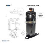 کمپرسور 12 هزار مدل HSN215 شرکت GMCC