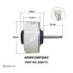 ARW61G8P30AC موتور فن داخلی اواپراتور 18 هزار و 12 هزار پاناسونیک و توشیبا