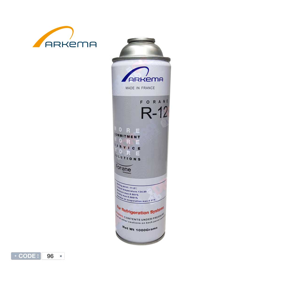 کپسول گاز 850 گرمی R12 برند ARKEMA