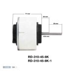 موتور فن داخلی 45 وات کولر گازی اسپلیت مدل RD-310-45