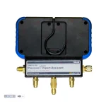 Dual analogue gauges set VRM2-B-0501 | گیج منیفولد دوقلو فشار کولر گازی مدل VRM2-B-0501 برند VAULE| گیج اندازه گیری فشار کولر گازی مدل VRM2-B-0501 برند VAULE