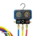 Dual analogue gauges set VRM2-B-0501 | گیج اندازه گیری فشار کولر گازی مدل VRM2-B-0501 برند VAULE
