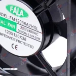 موتور فن کامپیوتری 220ولت یخچال فریزر مدل FM12038A2HSL| فن 220 ولت 12*12 سانتی بدنه آلومینیومی
