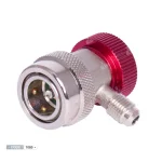 قیمت و خرید کوپلینگ فشار بالای قرمز رنگ هانگسن hongsen r134a | راهنمای اتصال کوپلینگHongsen R134A Gas Can Tap Valve Car AC Refrigerant Dispenser Adapter