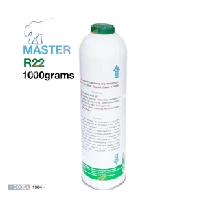کپسول 1 کیلویی گاز R22 کولر گازی برند مسترکول MASTER COOL آمریکایی