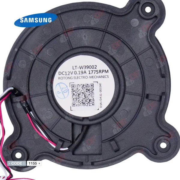 For Samsung refrigerator fan motor condensing fan hot fan LT-W39002 DC12V 0.19A| موتور فن توربینی یخچال فریزر سامسونگ مدل DA31-00334D