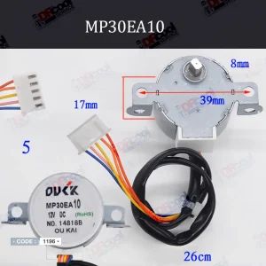 ابعاد و مشخصات موتور بادگردان کولر های گازی مدل MP30EA10