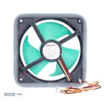 فن ساید هیتاچی 12 ولت 4 سیم | خرید فن کامپیوتری 12 ولت 4 سیم یخچال هیتاچی بانه ای | Hitachi Refrigerator Fan Motor DC12V 0.35A 4Wire