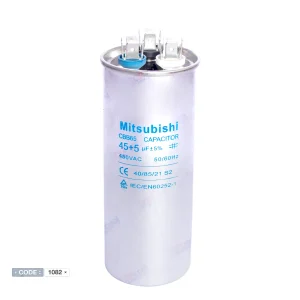 خازن 45+5 میکروفاراد برند میتسوبیشی MITSUBISHI