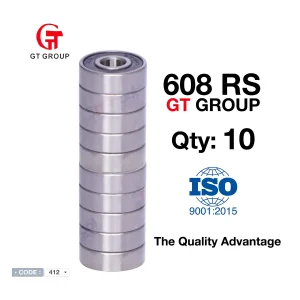 فروش عمده بلبیرینگ 608 2RS برند GT