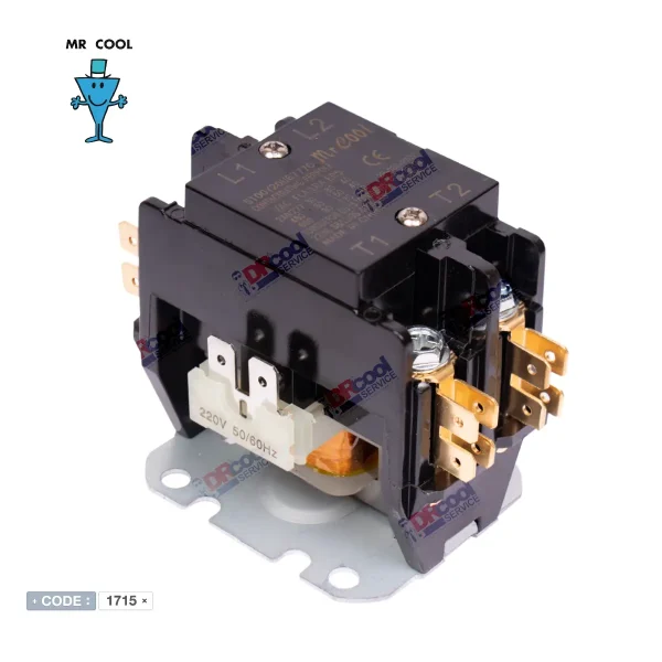 قیمت و خرید کنتاکتور 40 آمپر تک فاز کولر گازی اسپلیت برند مستر کول | دکتر کول
