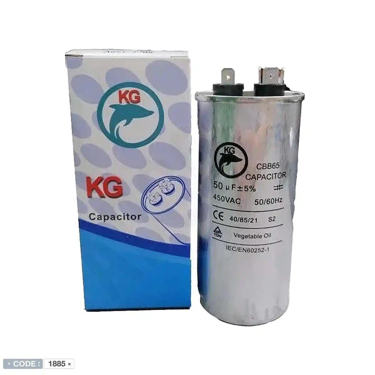 قیمت و فروش خازن 50 میکروفاراد کی جی KG | دکتر کول